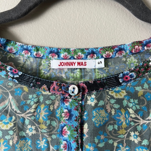 Johnny Was Besimo silk tunic top S - Picture 6 of 13